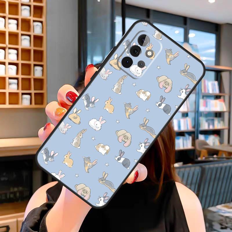 Bunny Rabbits Case For Samsung Galaxy A06 A05 A16 A26 A36 A56 A53 A32 A52 A33 A13 A55 A35 A15 A14 A34 A54