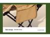 Convertible Outdoor Cotton-Padded Recliner with Adjustable Leg Rest - Portable, Thickened for Sleeping and Sitting.