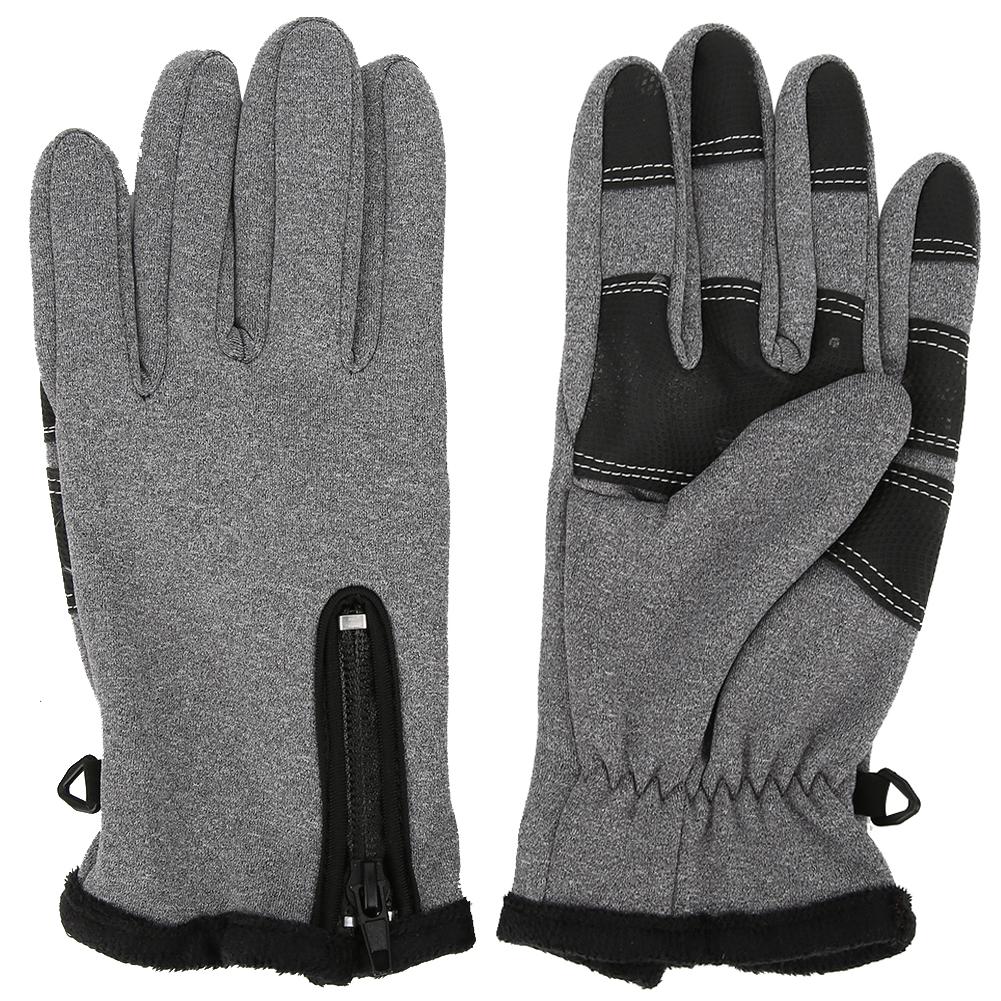 Guanti Sportivi da Esterno per Equitazione, Arrampicata, Impermeabili, Caldi, Unisex, Touchscreen, Dita Complete M
