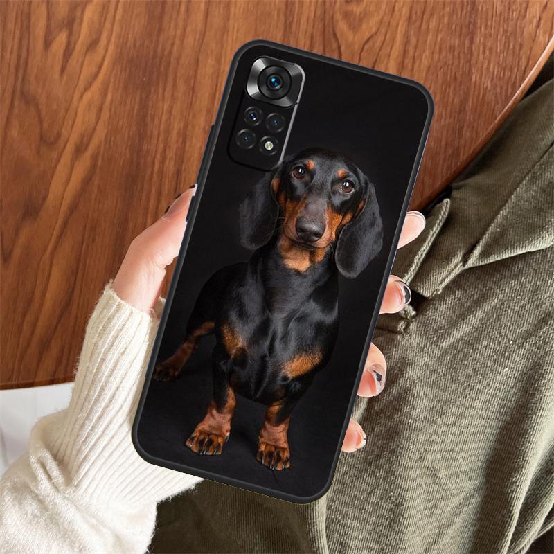 Dachshund Dog Case For Xiaomi Redmi Note 14 Pro 13 12 11 10 15 Pro Plus Redmi 13 C 15 10C 12C 14C 15C Cover