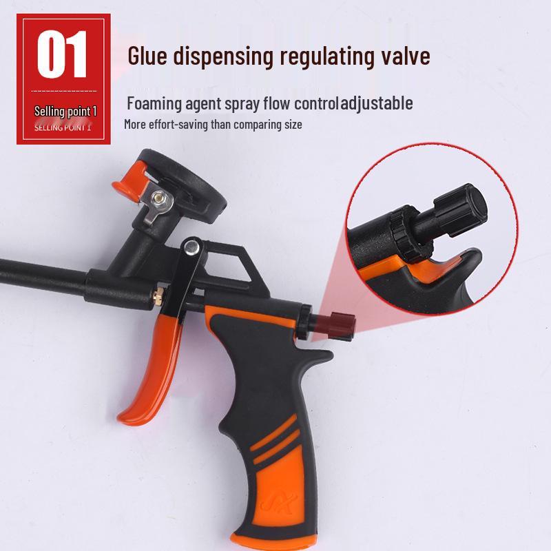 Spot Stock Universal Polyurethane Foam Gun Sealant  Cleaner-Free Glue Sprayer