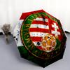 Hungary National Football Team  pattern, automatic folding umbrella, portable and foldable design, 8 ribs, a Christmas or birthday gift.