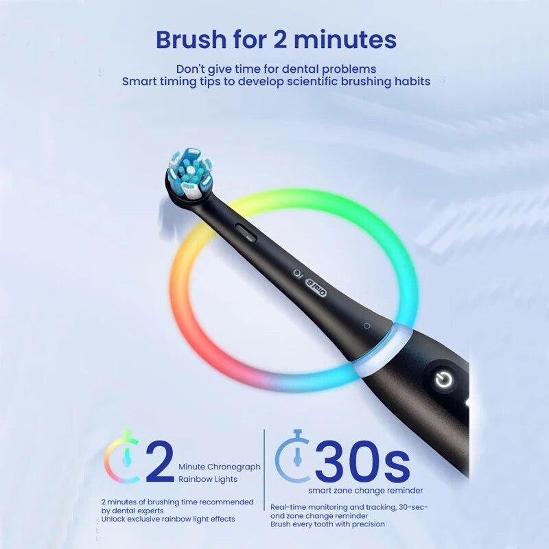Oral-B IO5 Smart Sonic Electric Toothbrush Intelligent Monitor Brushing Timer Pressure Sensor Control Tooth Brush 5 Modes