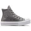 Converse Chuck Taylor All Star Comfortable Versatile Trendy Non-Slip High-Top Skate Shoes Unisex Sneakers Gray A05511C