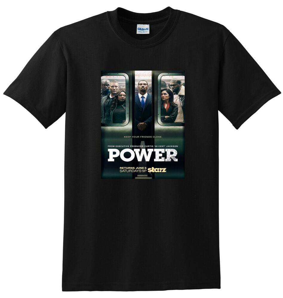 

Футболка унисекс с плакатом телешоу POWER 0 cent