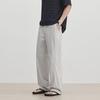 American simple and versatile casual pants men's spring new trend high-end straight loose wide-leg pants