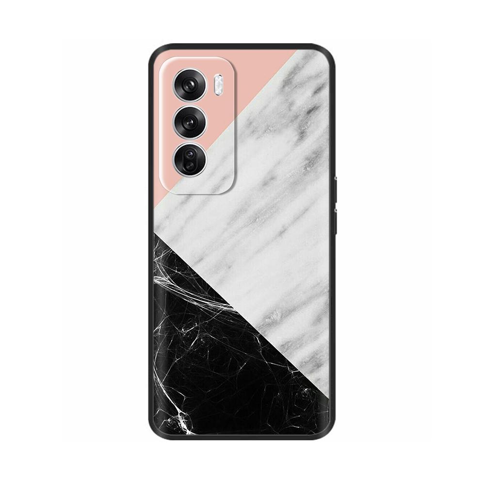 For OPPO Reno 12 5G Case Flower Painted Soft TPU Silicone Case Cover for Oppo Reno12 Pro Protective Shells On Reno 12Pro Capa