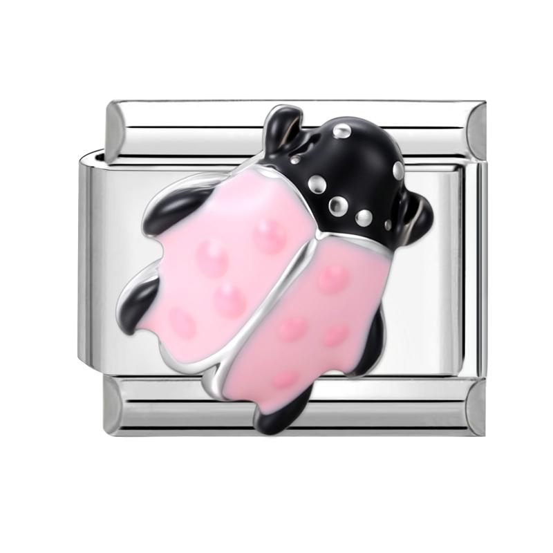 New Creative Design Eyes Colorful Flowers Cat Dog Ball Italian Charm Links Fit 9MM Bracelet Stainless Steel DIY Making Jewelry