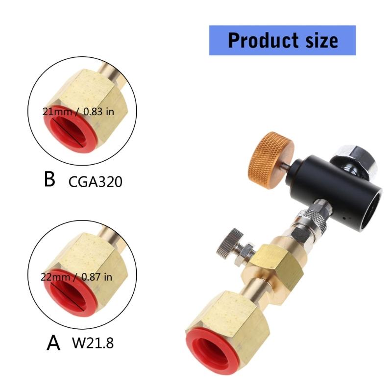 Corrosion Resistant Sodas Maker Coupler Easy Installation Adapter Copper Texture Suitable for Home or Restaurant Use