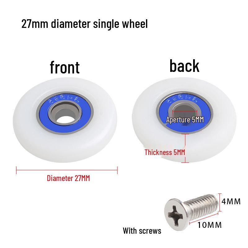 Single Wheel Glass Sliding Door Pulley for Shower Room