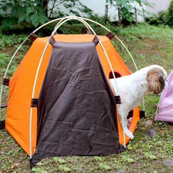 Summer Pet Dog Cat Puppy Portable Foldable Tent Breathable Outdoor House Cave