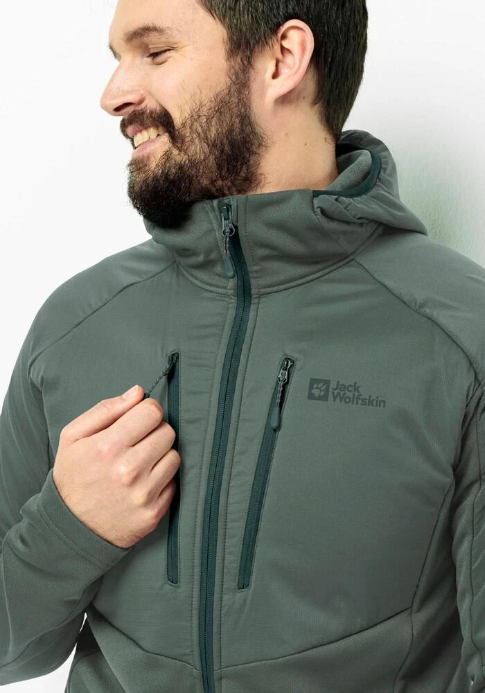 Куртка Jack Wolfskin Alpgrat Pro Ins FZ Men hedge green
