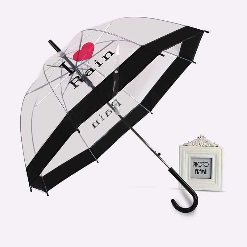 PALONY Transparent Long Handle Umbrella
