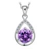Guochao Temperament Women'S Love Type Diamond-Encrusted Necklace Pendant Silver-Plated Women'S Jewelry Belief Pendant Necklace