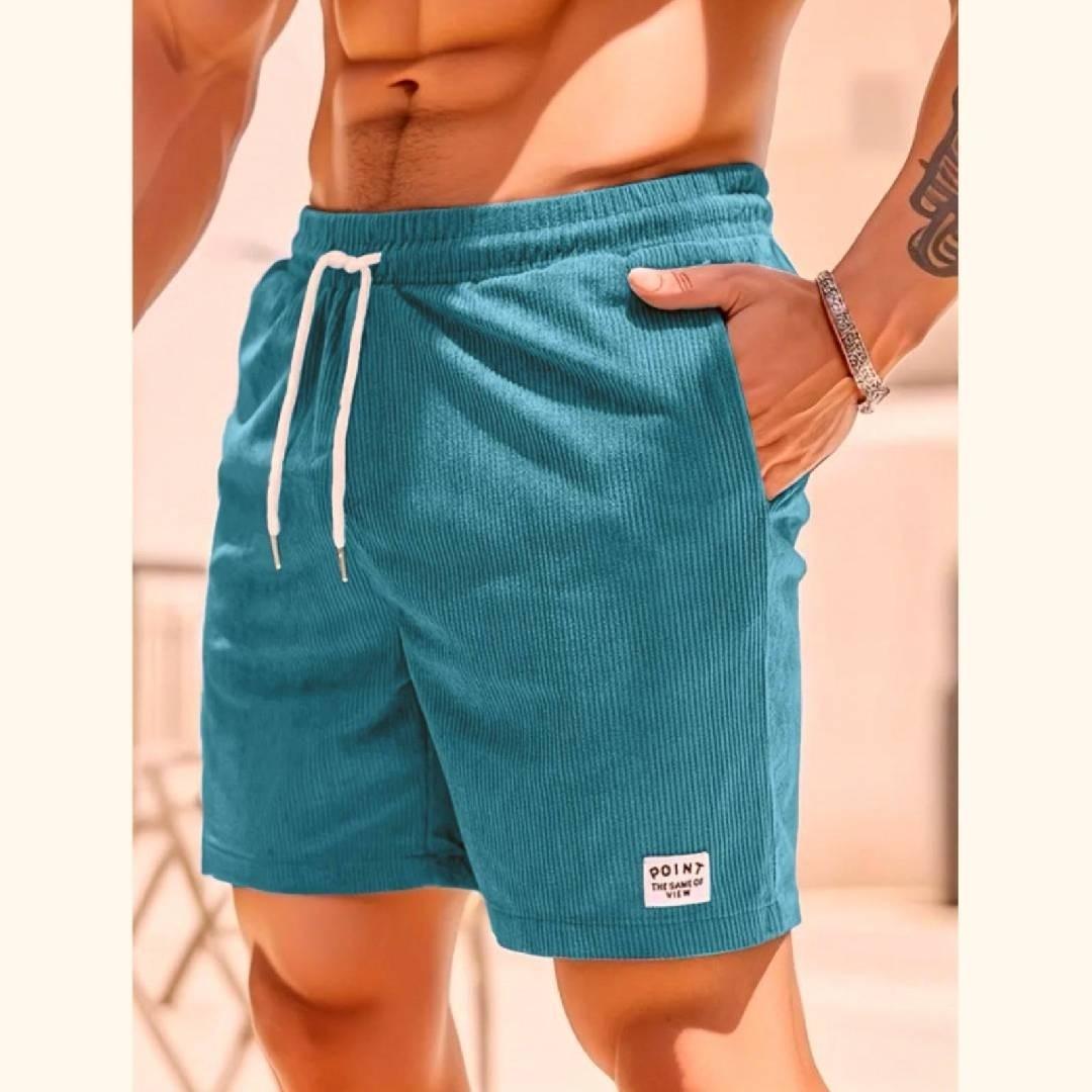 

Мужские спортивные штаны со шнуровкой, мужские шорты-карго, повседневные брюки XL синий