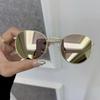Designer Round Sunglasses Women Men Vintage Brand Oval Sun Glasses Female Male Small Frame Mirror Retro