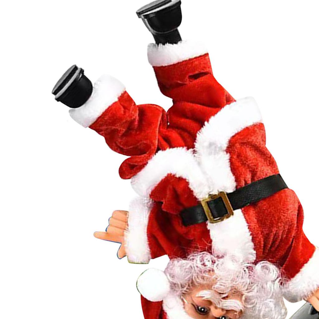 Electric Xmas Doll Toy Singing Dancing Ornaments Decorations Exquisite Musical Xmas Doll for