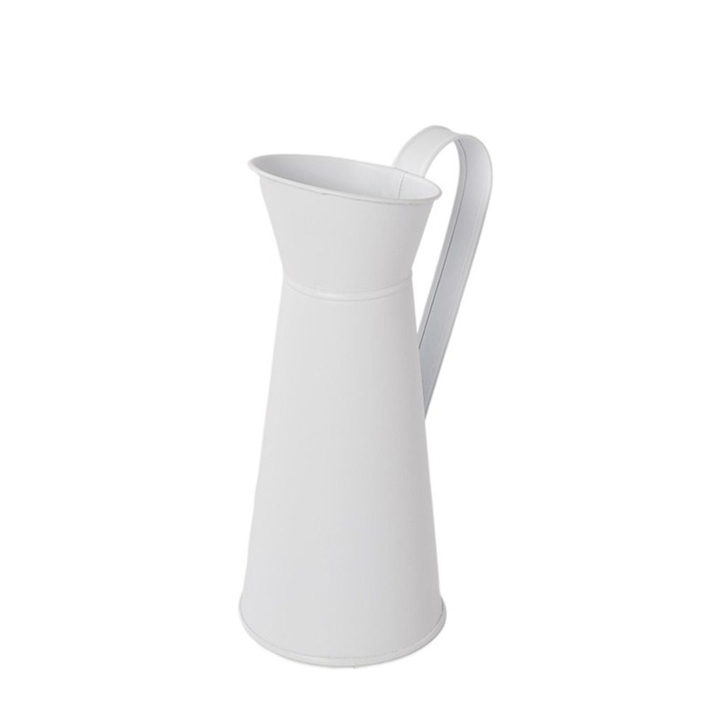 

Vintage Desktop Ornament Tin Pitcher Dried Flower Vase Flower Pot Flower Basket Flower Vase Color 1