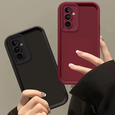Camera Protect Silicone Case for Samsung Galaxy A17 A36 A56 A35 A26 A16 A06 A54 A34 A04S A53 A52 A51 A13 A23 S24 S23 S25 FE Soft TPU Back Cases Cover