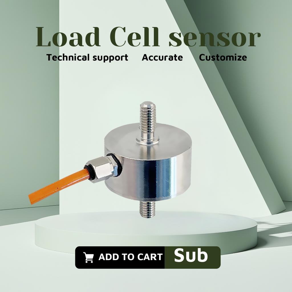 Tension Rod Load Cell Display Stainless Steel High Precision Force Sensor for Automation Industrial Weighing Robotic