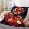 1pc Flash Superhero Blanket Lightweight Flannel Throw For Sofa, Bed, Travel, Livingroom, Office, Couch, Chair, And Bed