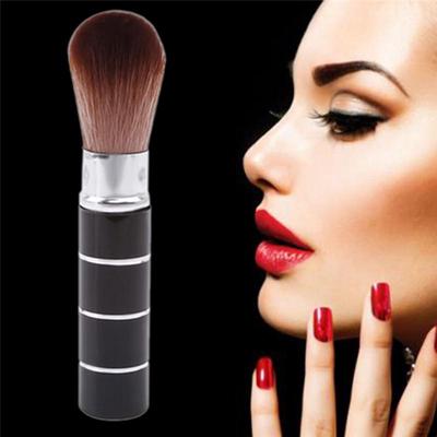 Mini pincel de maquiagem macio retrátil profissional base cosmético pincel de pó facial ferramentas de beleza