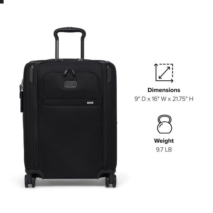 TUMI ALPHA Large Dual Access Expandable Carry-on Black