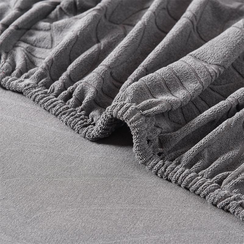 Leaves Jacquard Wing Chair Cover Elastic All-Inclusive Armchair Slipcovers Non-Slip Single Sofa Couch Protector Case Home Decor