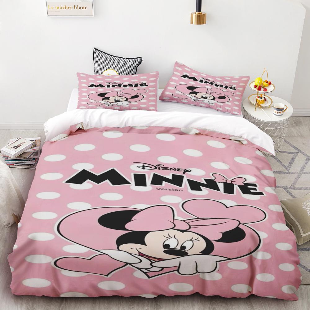 Mickey Anya Forger Duvet Cover Set Comforter Bedding 3d Children'S Bedding Set 3-Piece 1 Quilt Cover King Size best gifts