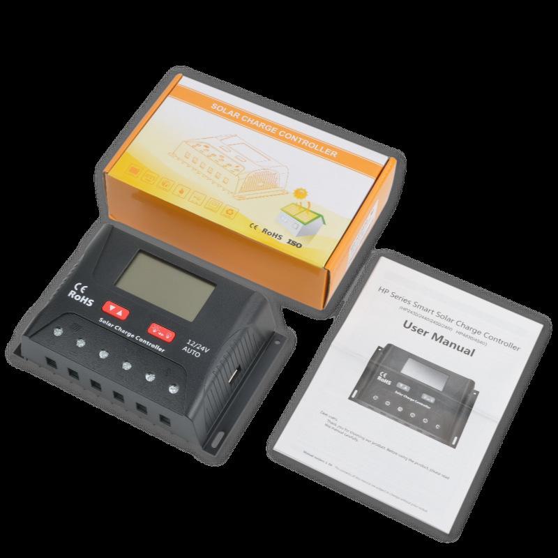 Universal Smart Solar Charge Controller for 12V/24V/48V Batteries - Ideal for Household & Street Light PV Systems