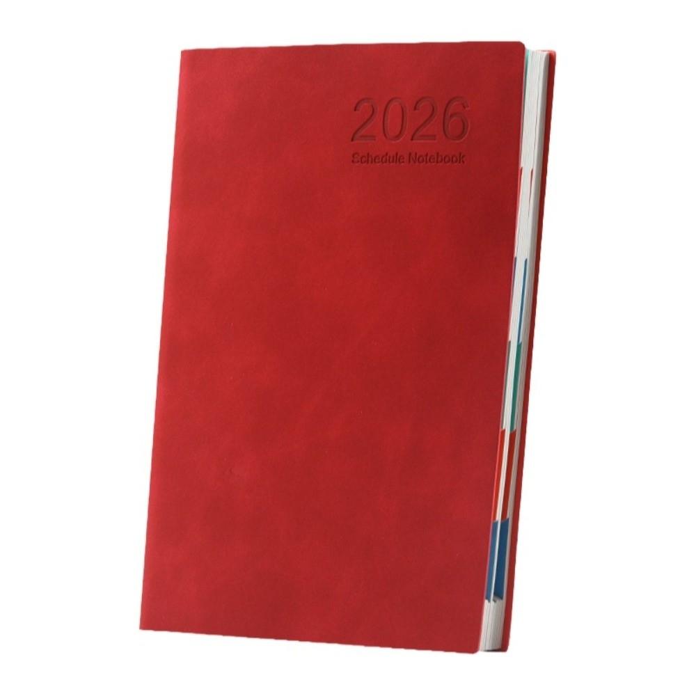 PU Leather Cover Agenda Notebook A5 Weekly Monthly Schedule Book  Conference