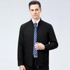 Veste mi-saison automne pour hommes, veste fine à col montant, ample et décontractée, manteau d'extérieur pour hommes, veste à fermeture éclair, hauts grande taille