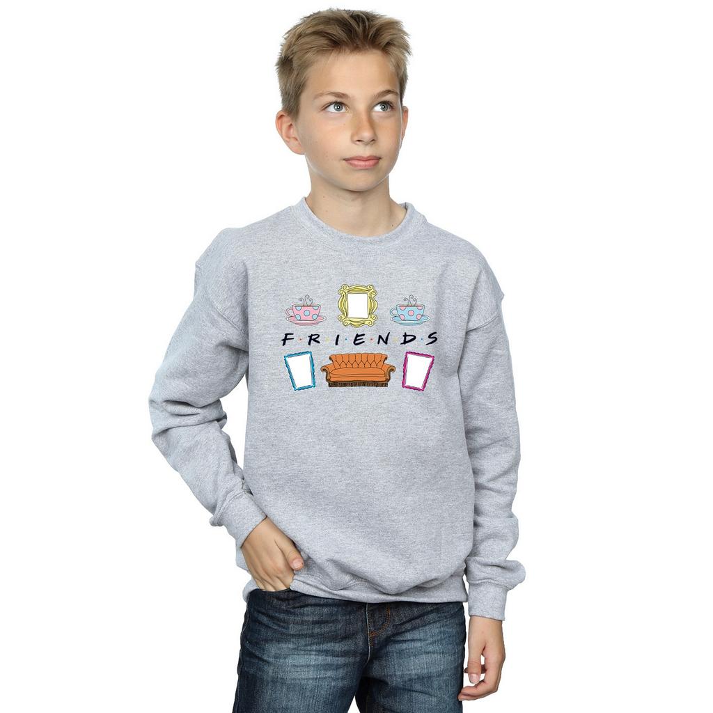 Friends Boys Couch Lounging Sweatshirt