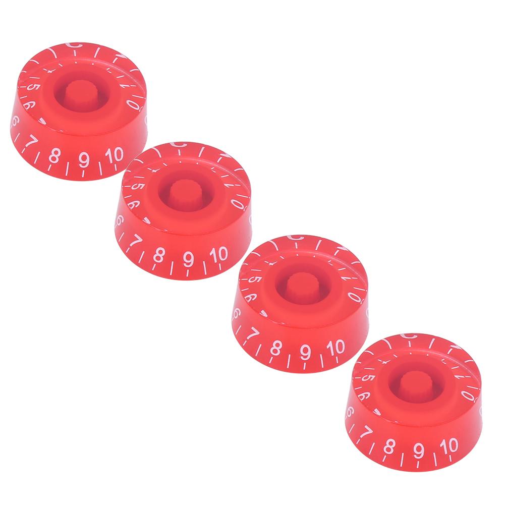 4Pcs Acrylic Bass Knobs Electric Guitar Volume Control Potentiometer Hat Guitar Accessories