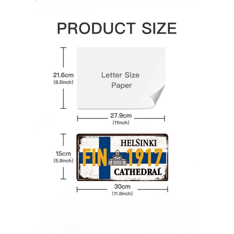 Country Posters Metal Signs Licenses Plate Plaque Metal Vintage Tin Sign Wall Decor for Man Cave Bar Home