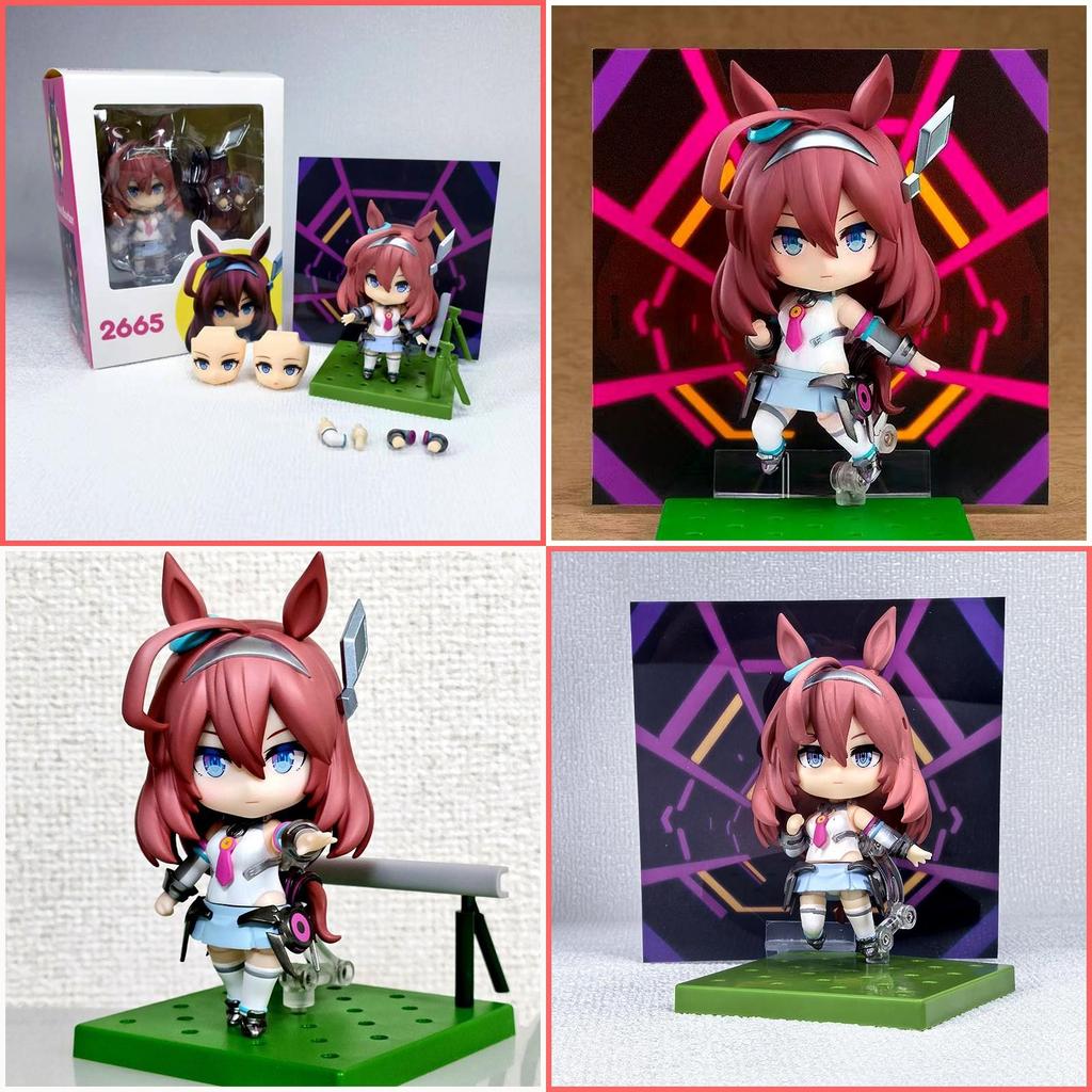 Umamusume Pretty Derby Mihono Bourbon Pvc Figure With Face Swap Function For Collector Fans