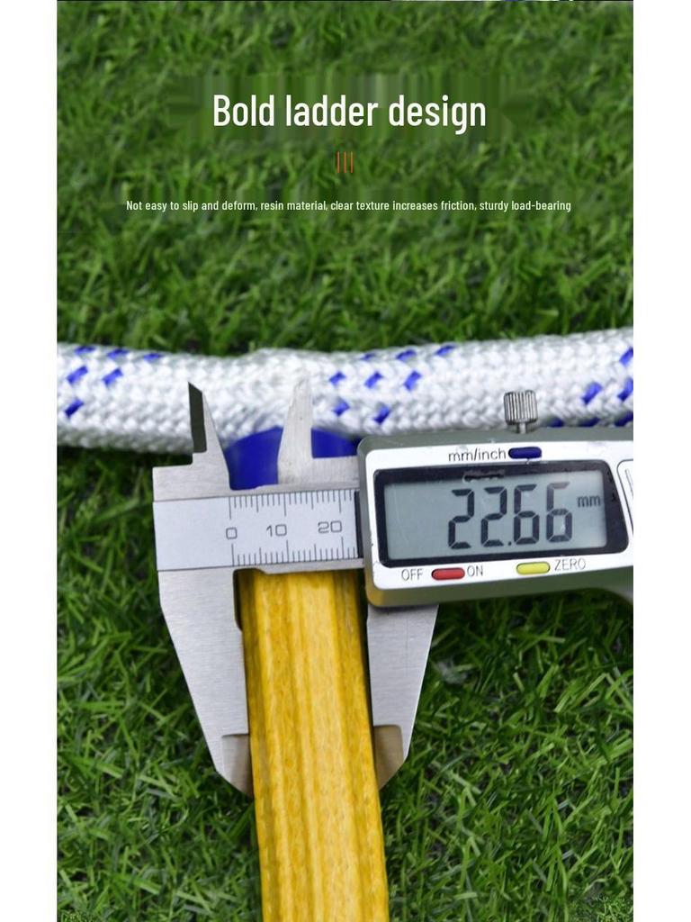 Resin Rope Rescue Ladder: Outdoor Climbing and Fire Escape Ladder for High-Rise Emergencies