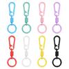 5Pcs Antilost Hanging Key Buckle Metal Swivels Clasp Hanging Clip Zincs Alloys Snap Lobsters Clasp Hook Key Rings Buckle