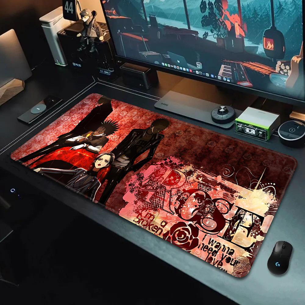 Anime NNana Osaki Mauspade HD-Druck für Computerspieler Verriegelungskante Rutschfestes Mauspade XXLxcm Tastatur PC Schreibtischunterlage