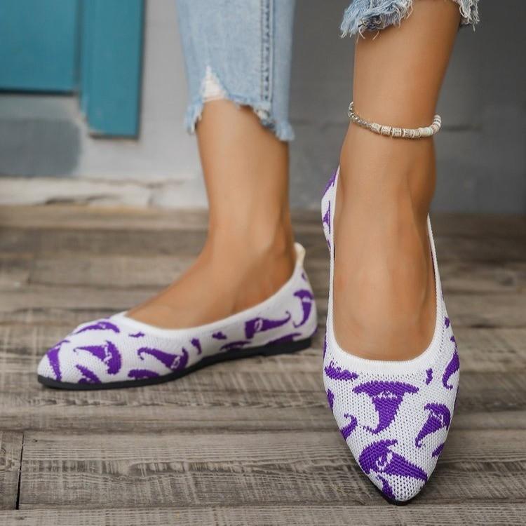 Fashion Hot Selling Women's Flats Pionted Toe Flat Shoes for Women Slip On Shallow Woman Shoes Outdoor Light Causal Anti-slip Loafers