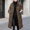 Fashion Winter Jackets Woman Long Parkas Hooded Loose Thick Warm Overcoat Casual Women's Coats