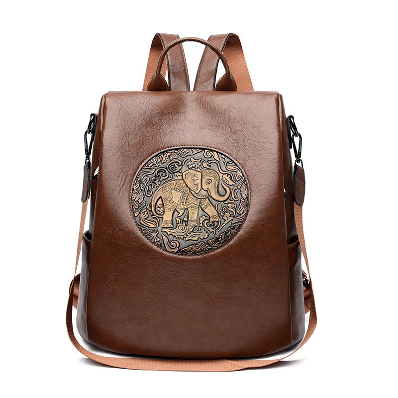 Dual-shoulder Bag, Casual Large Capacity Backpack, Single-shoulder Bag, Fashionable Student Travel Bag