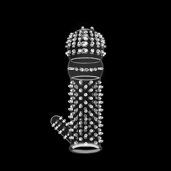 2ks Muži Sex Dildo Hračka Prodlužovač penisu Zpoždění ejakulace Silné zvedání Sexuální hračka Cock Penis Cup Kondomy Bod G Požitek Anální Potřeby pro dospělé