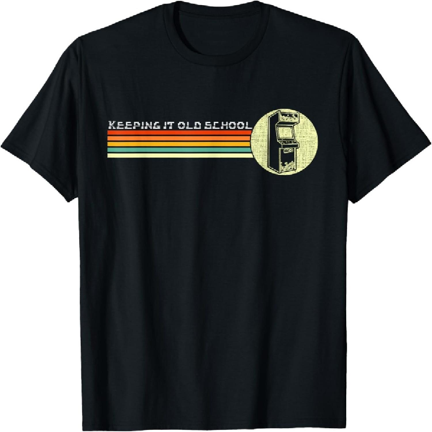 80s Video Game Vintage Retro Arcade old school T-Shirt XXXXXL разноцветный