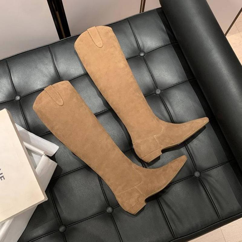 

Женские универсальные модные ботинки на осень и зиму, женские резиновые ботинки на мягкой подошве из коровьей кожи, большого размера, женские ботинки-чулки на танкетке, высокие ботинки для женщин 39