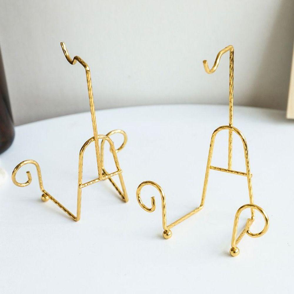 Eye Catching Metal Display Rack Gold Tea Cup Tray Creative Mug Rack  Kitchen