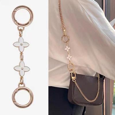 Damen Taschenkette Handtaschen-Ersatzbrieftasche mit Verlängerungskette - DIY Brieftaschen-Herstellungsset - Zinklegierungsmaterial
