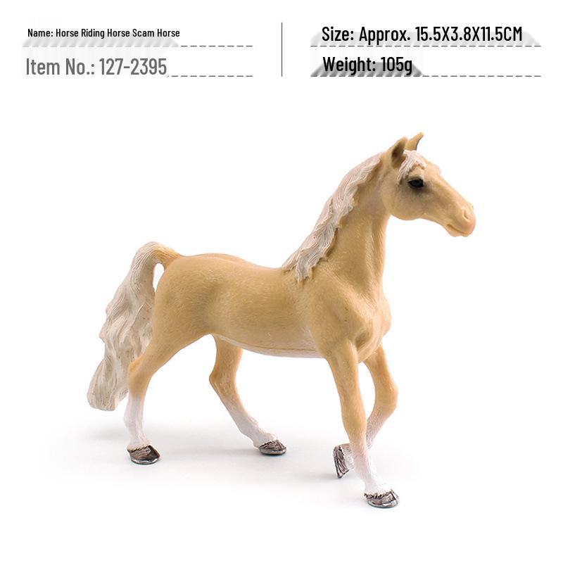 Children s Cognitive Simulation Horse Model Ornament: Quarter Horse, Appaloosa, Hanoverian, and Wildlife Designs