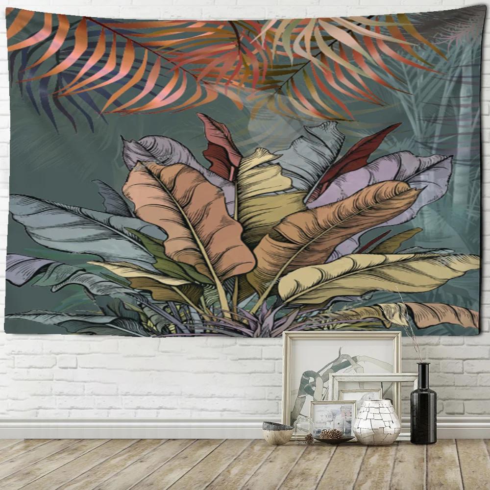 Living Room Bedroom Home Landscape Tapestry Wall Hanging Mountain Trees Tropical Rainforest Plant