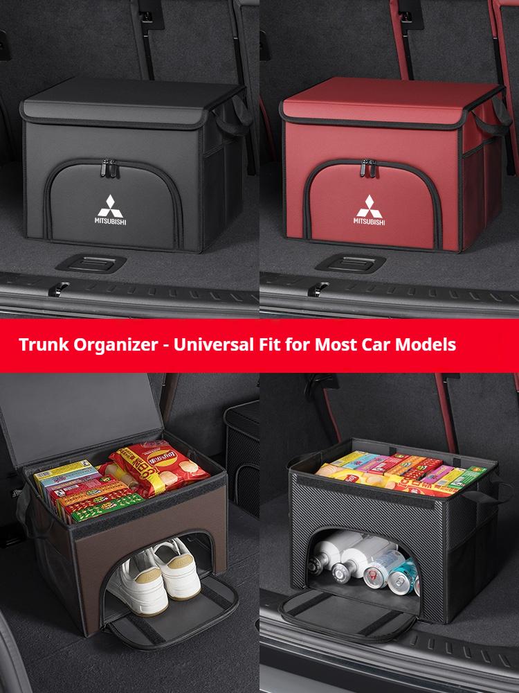 Car trunk Foldable storage box shoe storage organizing box For Mitsubishi Outlander Triton Colt Lancer EX Evolution X Pajero ASX